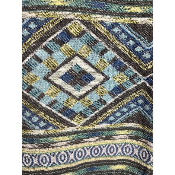 American Eagle Aztec Print Boho Embroidered Cotton Skirt Women's Size 8 - Picture 5 of 7